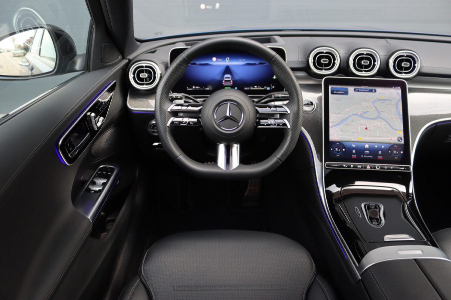 Mercedes-Benz C-Klasse Estate 300 e AMG Line Aut9 | Distronic Pro | Panoramadak | HUD | Trekhaak | Surround Camera | Leder | Memory | Digital Light | Augmented Reality | Night Pakket | Keyless Go |
