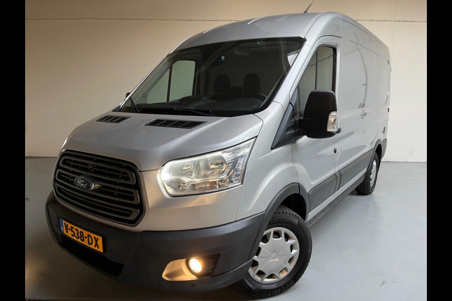 Ford Transit Servicewagen 350 2.0 TDCI euro6 L2H2 Trend 3Persoons Sortimo inrichting Airco Camera Grijs metallic RIJKLAARPRIJS!