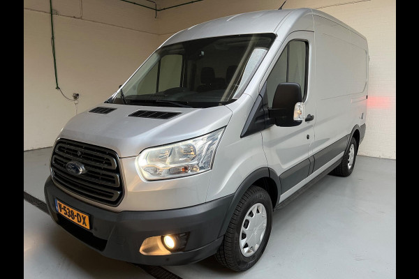 Ford Transit Servicewagen 350 2.0 TDCI euro6 L2H2 Trend 3Persoons Sortimo inrichting Airco Camera Grijs metallic RIJKLAARPRIJS!