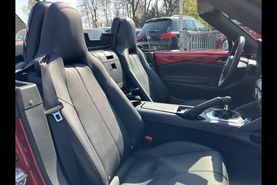 Mazda MX-5 1.5 SkyActiv-G 131 TS+ 1eEig|59dKM!|Navi|Leder|Dodehoek|Rijstrook