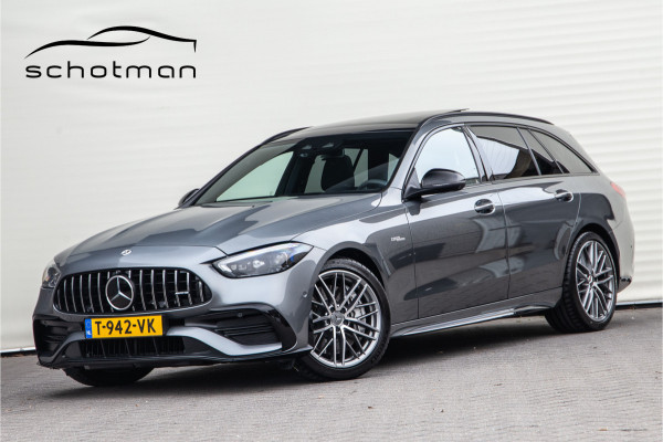 Mercedes-Benz C-Klasse Estate AMG 43 4MATIC Burmester, Distronic, Nappa Leder, Pano, Achterasbesturing, 408pk