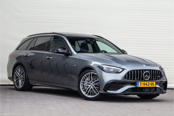 Mercedes-Benz C-Klasse Estate AMG 43 4MATIC Burmester, Distronic, Nappa Leder, Pano, Achterasbesturing, 408pk