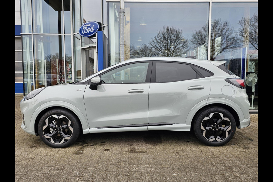 Ford Puma 1.0 EcoBoost Hybrid ST-Line X | Voorraad! direct rijden! | Automaat | Winterpack | Driver Assistance Pack | Cactus grey!