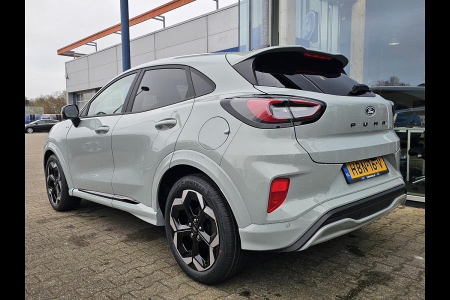 Ford Puma 1.0 EcoBoost Hybrid ST-Line X | Voorraad! direct rijden! | Automaat | Winterpack | Driver Assistance Pack | Cactus grey!
