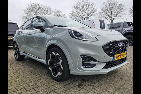 Ford Puma 1.0 EcoBoost Hybrid ST-Line X | Voorraad! direct rijden! | Automaat | Winterpack | Driver Assistance Pack | Cactus grey!