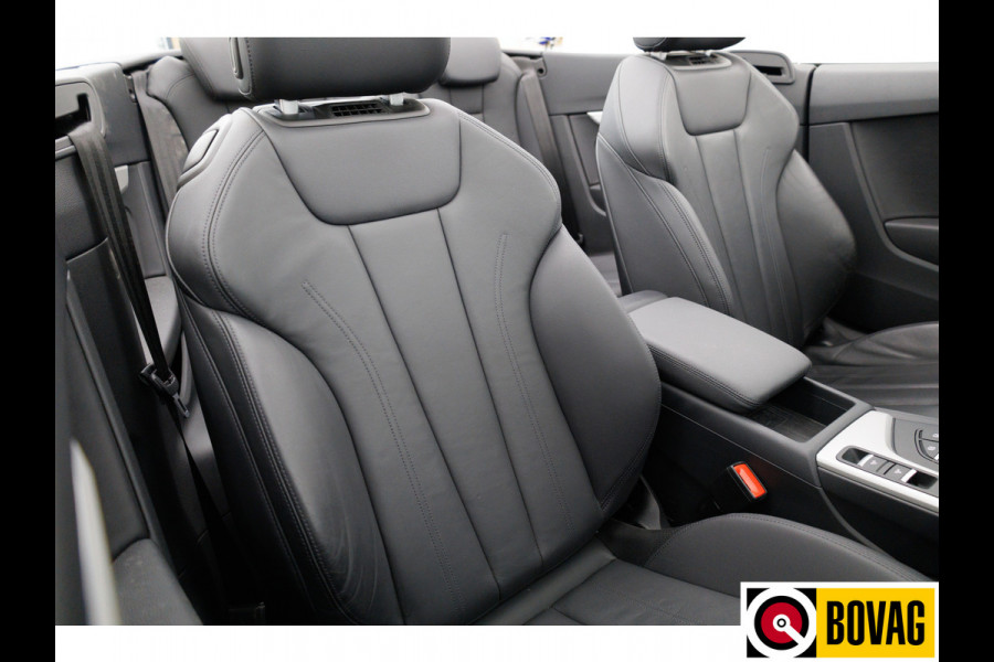 Audi A5 Cabriolet 40 TFSI 204 PK Prestige+ Advanced | Virtual cockpit | Matrix Led | Leer | Stoelverwarming | Airscarf | Zwarte kap, Navigatie, 18" LMV,  Adapive Cruise, PDC, Camera