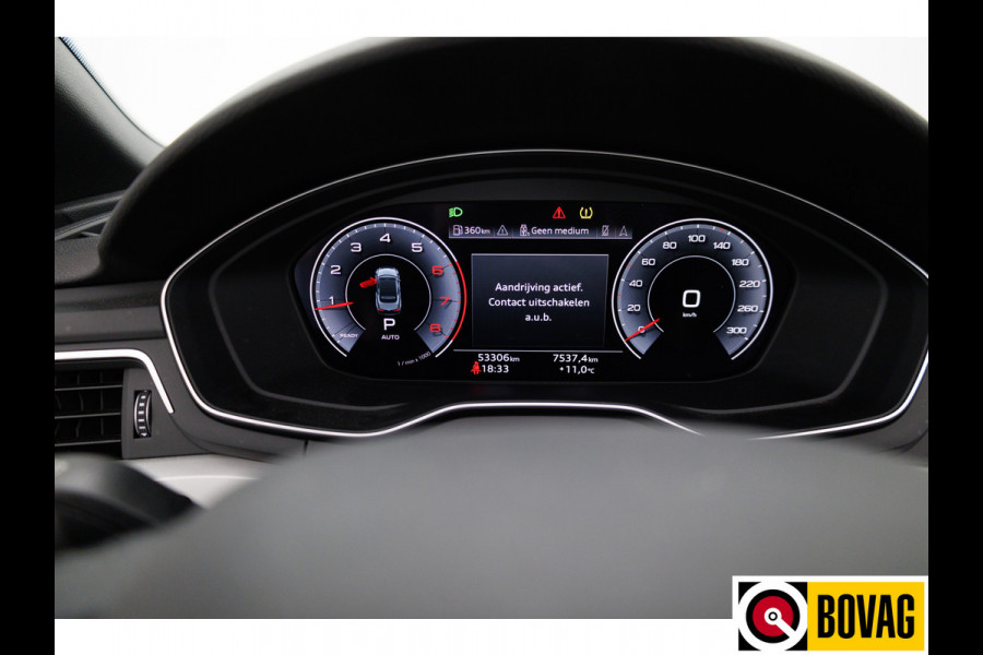 Audi A5 Cabriolet 40 TFSI 204 PK Prestige+ Advanced | Virtual cockpit | Matrix Led | Leer | Stoelverwarming | Airscarf | Zwarte kap, Navigatie, 18" LMV,  Adapive Cruise, PDC, Camera