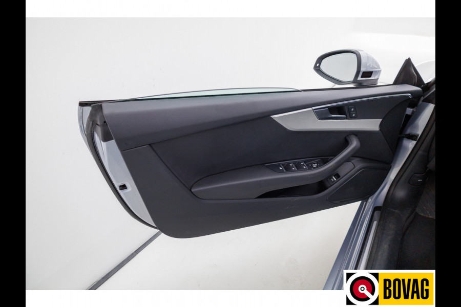 Audi A5 Cabriolet 40 TFSI 204 PK Prestige+ Advanced | Virtual cockpit | Matrix Led | Leer | Stoelverwarming | Airscarf | Zwarte kap, Navigatie, 18" LMV,  Adapive Cruise, PDC, Camera