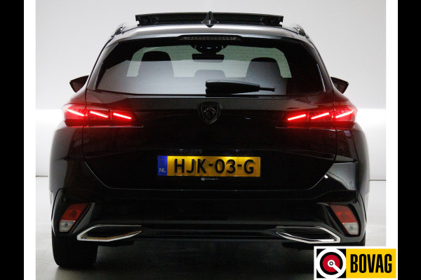 Peugeot 308 SW 1.6 Plug-in Hybrid 225 GT | Panoramadak | Leer | Adaptieve cruise | Focol premium audio Stoel en stuurwielverwarming, Electrische stoel met memory, 360 camera, Electrische klep, All-season