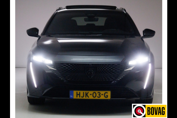 Peugeot 308 SW 1.6 Plug-in Hybrid 225 GT | Panoramadak | Leer | Adaptieve cruise | Focol premium audio Stoel en stuurwielverwarming, Electrische stoel met memory, 360 camera, Electrische klep, All-season