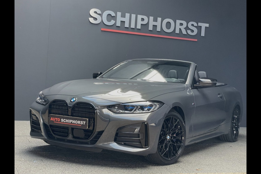BMW 4 Serie Cabrio M440I laser/acc/head-up/dravitgrau/harmankardon/trekhaak