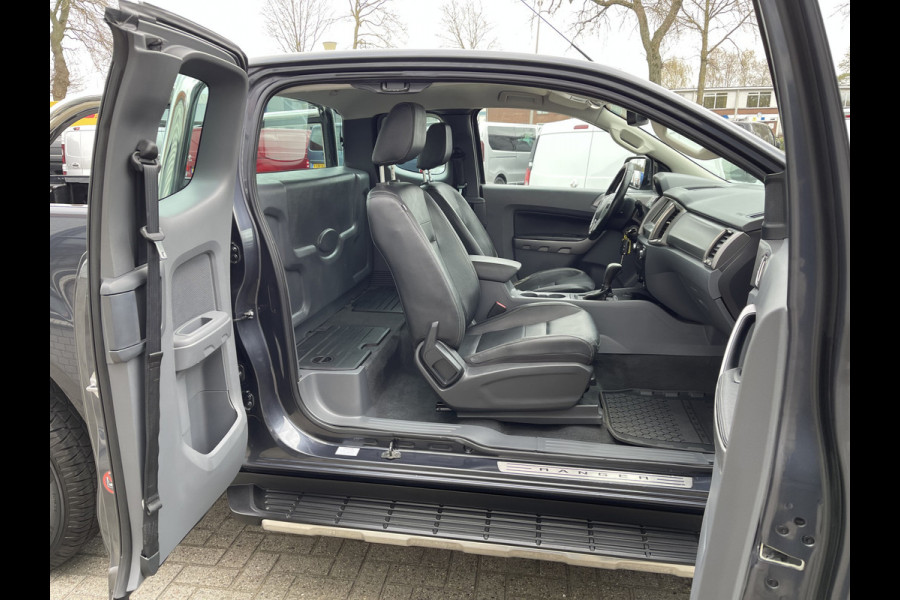 Ford Ranger 2.2 TDCi 160pk automaat 4x4 Limited Supercab / rijklaar € 22.950 ex btw / lease vanaf € 446 / airco / cruise / navi / leer / trekhaak 3500 kg !