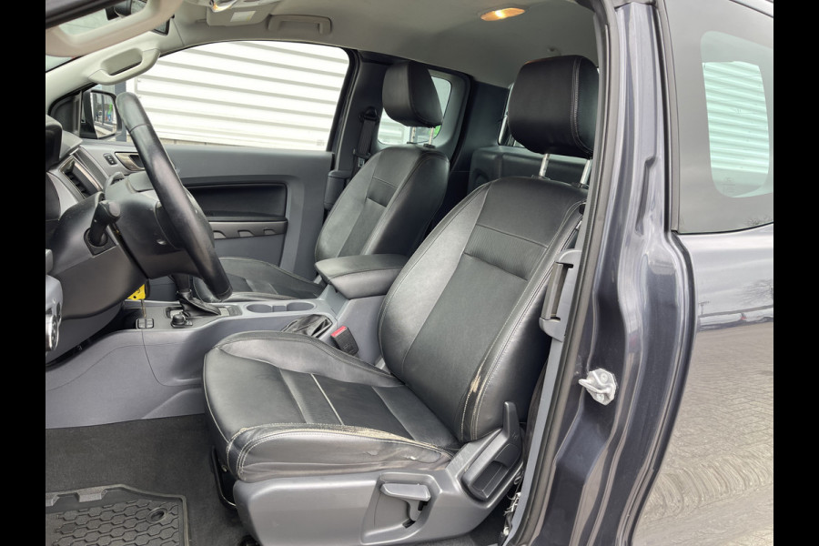 Ford Ranger 2.2 TDCi 160pk automaat 4x4 Limited Supercab / rijklaar € 22.950 ex btw / lease vanaf € 446 / airco / cruise / navi / leer / trekhaak 3500 kg !