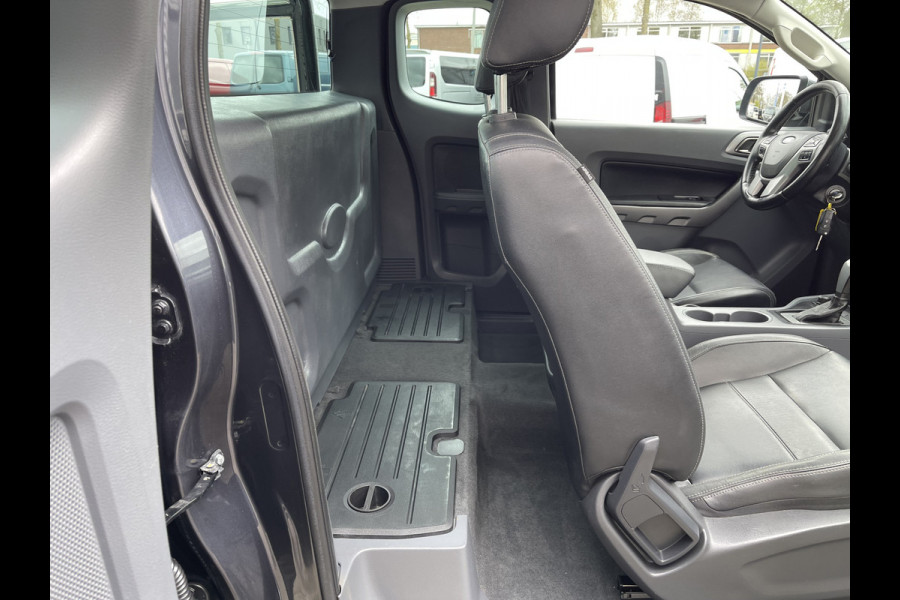Ford Ranger 2.2 TDCi 160pk automaat 4x4 Limited Supercab / rijklaar € 22.950 ex btw / lease vanaf € 446 / airco / cruise / navi / leer / trekhaak 3500 kg !