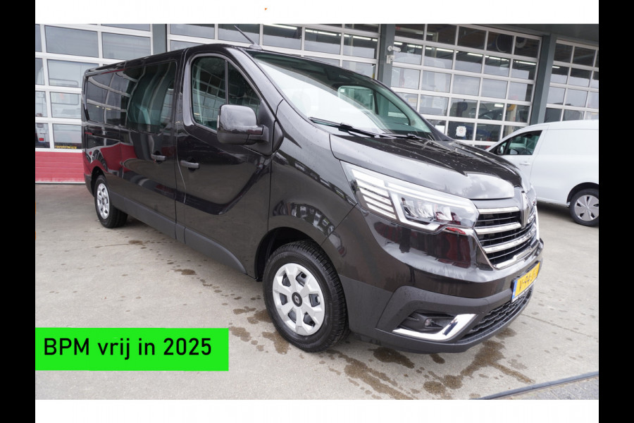Renault Trafic 2.0 Blue dCi 130PK T29 L2H1 Advance Dubbelcabine Nr. V053 | Airco | Cruise | Apple CP/Android auto | trekhaak | Schuifdeur L/R | Betimmering
