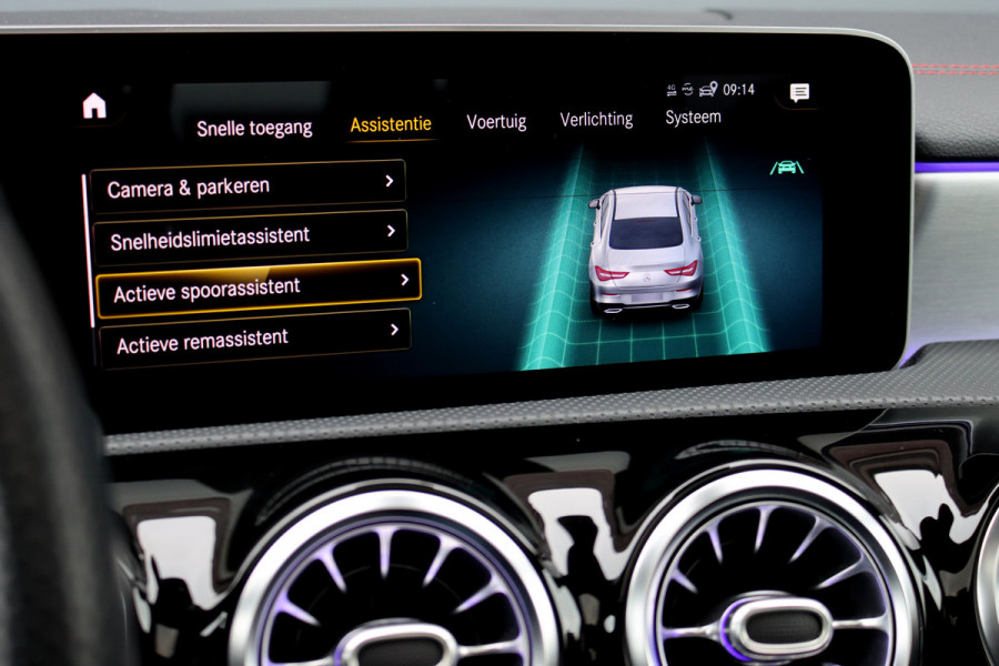 Mercedes-Benz CLA-Klasse 180 AMG Line Aut7 | Panoramadak | Memory | Sfeerverlichting | Camera | Advanced Sound System | Keyless Go | Zitcomfortpakket | Cruise Control | Multibeam LED |