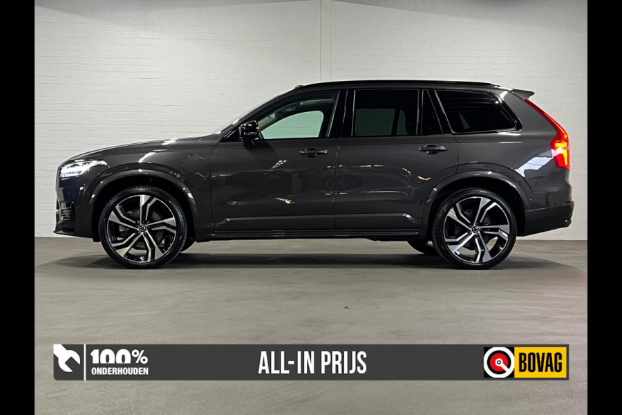 Volvo XC90 Recharge T8 AWD Ultimate Dark | Open dak | Luchtvering | Massage | Bowers&Wilkins | Adapt. Cruise | Geventileerde stoel