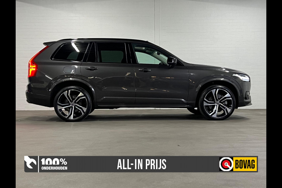 Volvo XC90 Recharge T8 AWD Ultimate Dark | Open dak | Luchtvering | Massage | Bowers&Wilkins | Adapt. Cruise | Geventileerde stoel