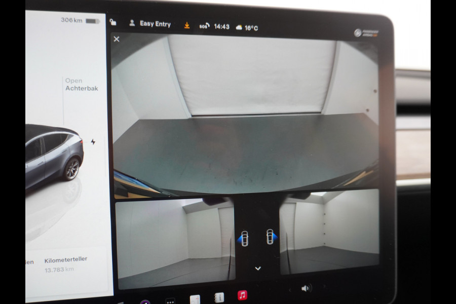 Tesla Model Y RWD 60kWh LFP 300PK Warmtepomp FSD-Computer 3 Auto-Pilot Sleutel-loos(via-GSM) Leder Premium Audio Camera's Panormadak Adap.Crui Elektr. Acht.klep WiFi Priv.Glass AEB ASR ESP IsoFix Connected-Services 1600kg Trekvermogen Orig.NLse Auto Accu-Garantie 6-2031/160.000km 1e Eigenaar 11kw thuis of snelladen tot 170kWh