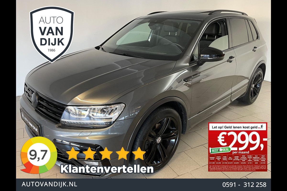Volkswagen Tiguan 1.5 TSI ACT Highline Business R AUTOMAAT PANO AIRCO CLIMA NAVI CRUISE STOELVERW PDC TREKHAAK NIEUWSTAAT