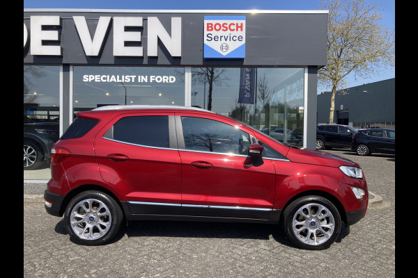 Ford EcoSport 1.0 EcoBoost Titanium 125pk/92kW 6-bak | Afn. trekhaak | Dodehoek | Camera | B&O | Winter Pack | Privacy Glass | 17 inch | etc. etc.;
