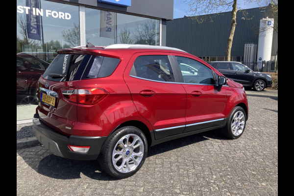 Ford EcoSport 1.0 EcoBoost Titanium 125pk/92kW 6-bak | Afn. trekhaak | Dodehoek | Camera | B&O | Winter Pack | Privacy Glass | 17 inch | etc. etc.;