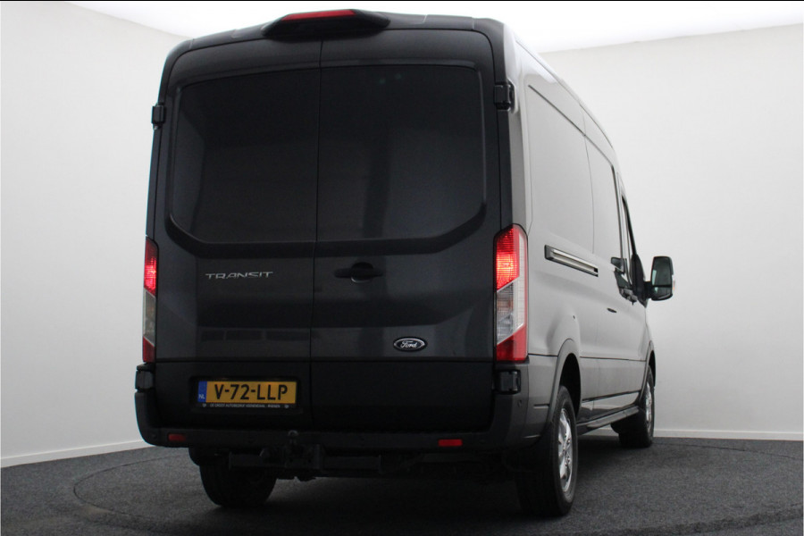 Ford Transit 350 2.0 TDCI L3H2 Limited 3-Zits, Airco, Camera, Cruise, Apple Carplay, Verwarmde Ruit, Trekhaak, 16''