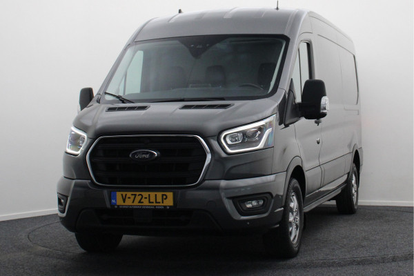 Ford Transit 350 2.0 TDCI L3H2 Limited 3-Zits, Airco, Camera, Cruise, Apple Carplay, Verwarmde Ruit, Trekhaak, 16''