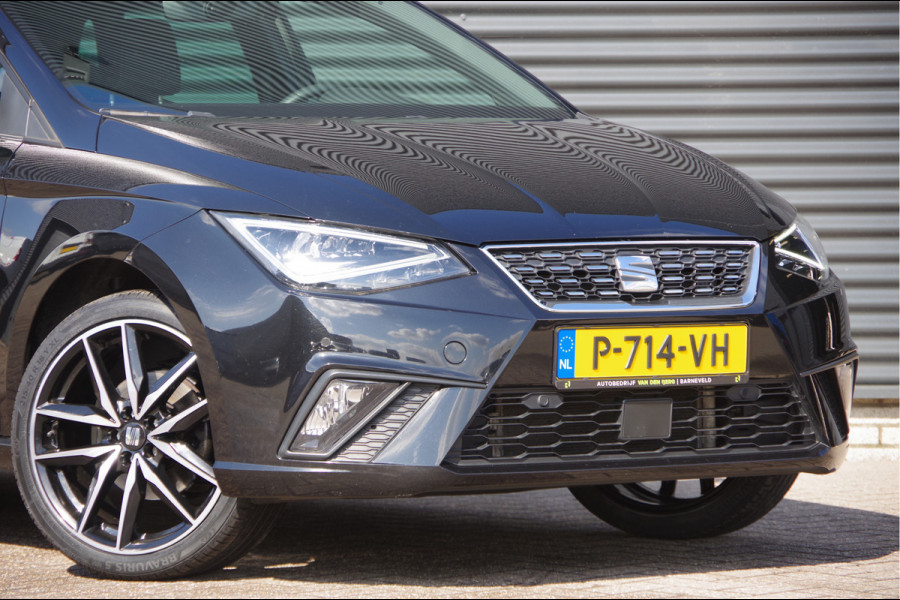Seat Ibiza 1.0 TSI FR BI Xcellence AUT. LEDER/ALCANTARA, LED, ADAPT. CRUISE, CAMERA, CARPLAY, CLIMA, STOELVERWARMING