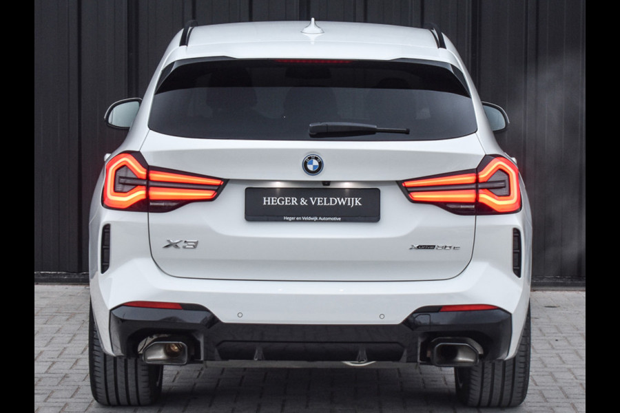 BMW X3 xDrive30e M-SPORT | CRUISE CONTROL | ELEKTR. TREKHAAK | ACHTERUITRIJ CAMERA | STOEL- EN STUUR VERWARMING |