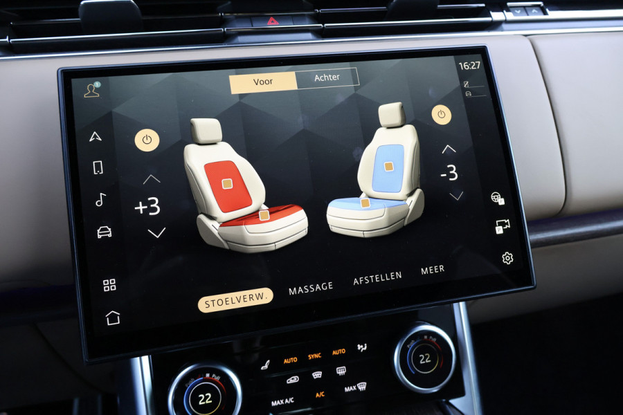 Land Rover Range Rover P530 4.4 V8 Autobiography | BTW AUTO | MERIDIAN REFERENCE AUDIO | 23" | ACHTERASBESTURING | CARPLAY | STOELKOELING/VERWARMING V+ HEAD-UP | LASER-LED KOPLAMPEN | ETC