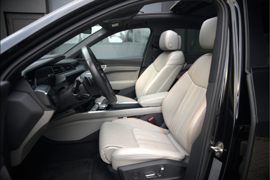 Audi e-tron 50 quattro S edition 71 kWh | S-Line | Panoramadak | Memory Seats | Trekhaak | Luchtvering | Stoelverwarming | Stoelkoeling | Cruise Control | Camera | Keyless | Matrix LED | Leder |