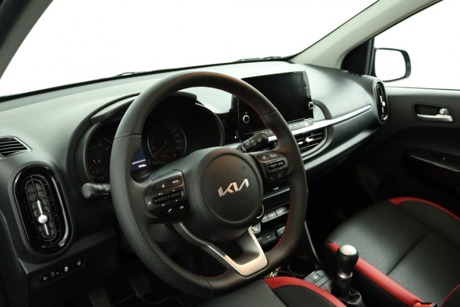 Kia Picanto 1.0 DPi GT-Line Apple Carplay/Auto Android - Cruise Control - Climate Control - Navigatie - Fabrieksgarantie tot 02-2031