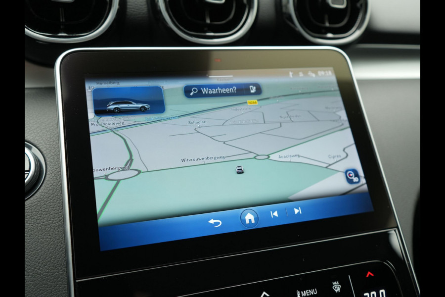 Mercedes-Benz C-Klasse Estate 300 e Plug In Hybrid 320pk PHEV | Adaptive Cruise | Camera | Stoelverwarming | Apple Carplay | DAB | LED |  Navi Full Map | Virtual |