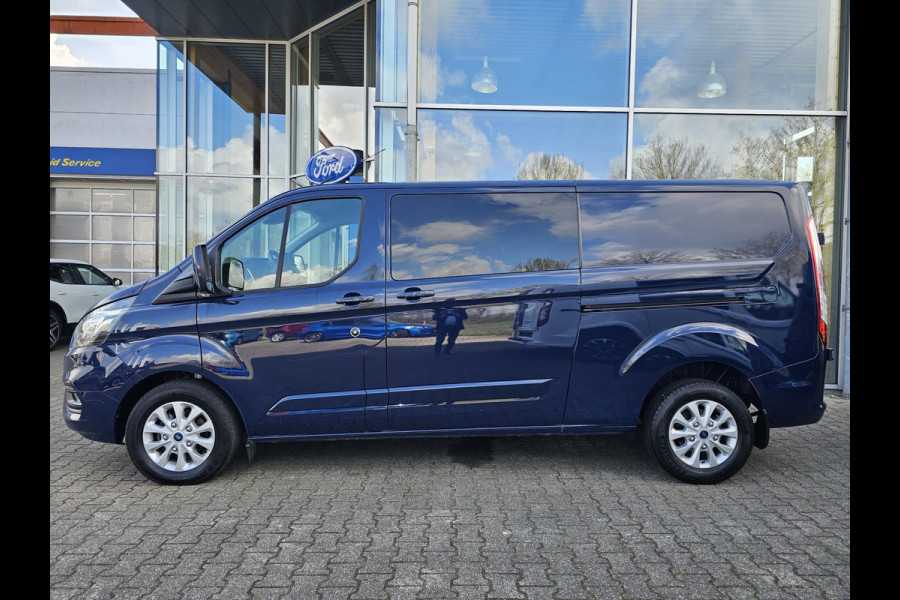 Ford Transit Custom 300 2.0 TDCI L2H1 Limited DC Automaat | Dubbele Cabine | 5-persoons | Adaptive cruise control | Camera | Navigatie