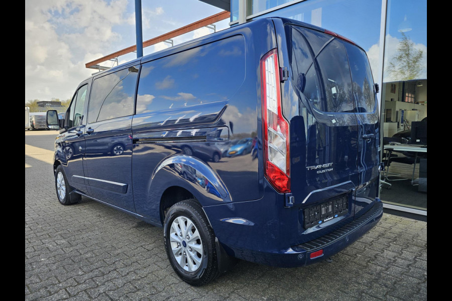 Ford Transit Custom 300 2.0 TDCI L2H1 Limited DC Automaat | Dubbele Cabine | 5-persoons | Adaptive cruise control | Camera | Navigatie