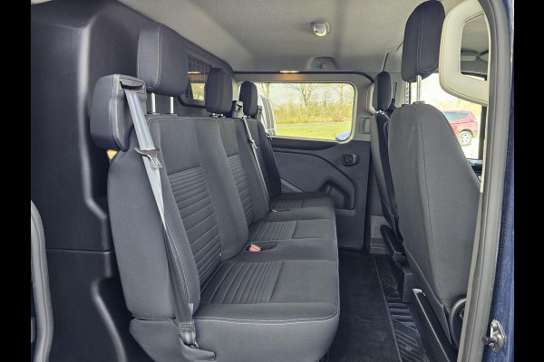 Ford Transit Custom 300 2.0 TDCI L2H1 Limited DC Automaat | Dubbele Cabine | 5-persoons | Adaptive cruise control | Camera | Navigatie