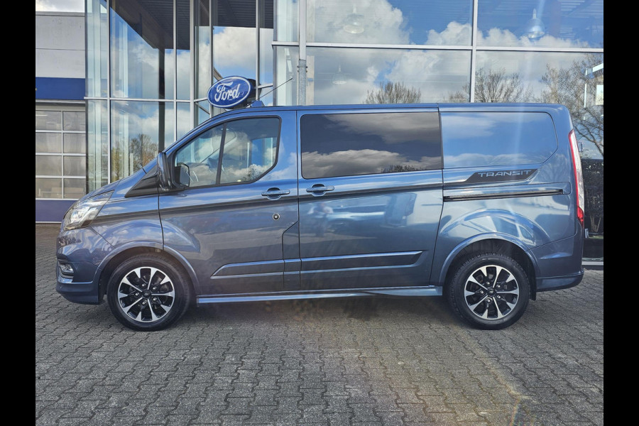 Ford Transit Custom 320 2.0 TDCI L1H1 Sport DC 185pk Automaat | DC | Dubbele Cabine | Adaptive cruise control | Dubbele schuifdeur | Trekhaak | Camera | Navigatie | Stoel-Stoel | Stoelverwarming