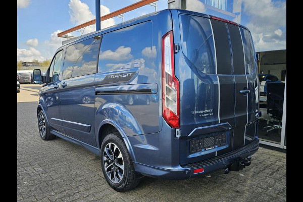 Ford Transit Custom 320 2.0 TDCI L1H1 Sport DC 185pk Automaat | DC | Dubbele Cabine | Adaptive cruise control | Dubbele schuifdeur | Trekhaak | Camera | Navigatie | Stoel-Stoel | Stoelverwarming