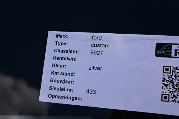 Ford Transit Custom 320L L2 2.0 TDCI 170 pk Limited Dakdragers, Trekhaak 2500 KG, ACC, LED, Navigatie, Camera