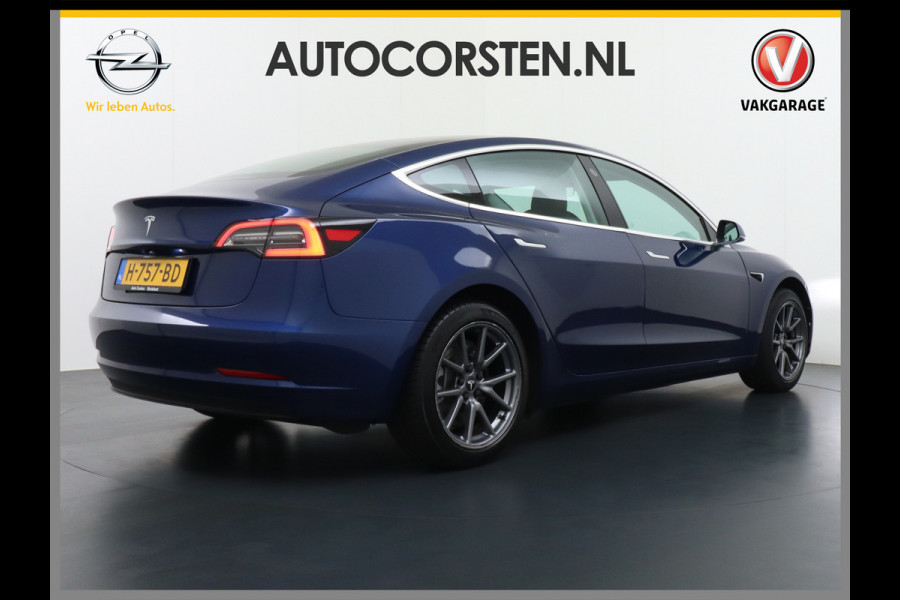 Tesla Model 3 Long Range 75kWh 463PK 18" FSD-Full Self Driving Computer-3 Premium Audio 4wd AutoPilot Panoramadak Camera's Leer Adaptive-Cruis Stoel en achterbank verwarming Electr.Stoelen+Memory+Easy-Entry WiFi Origineel Nederlandse auto Grootste accu Tot 16,5kwh thuis laden. Accu/Motor Garantie tot 30-12-2027 max 192.000km