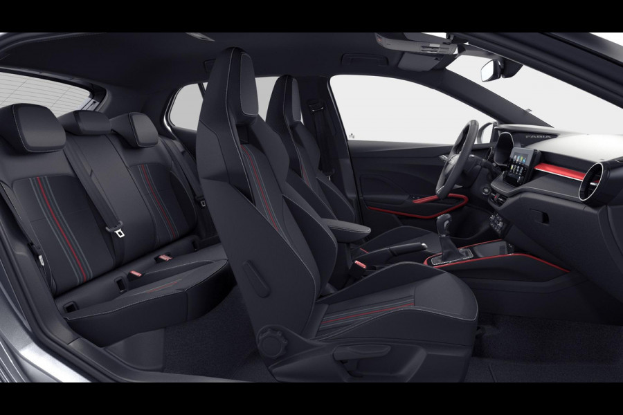 Škoda Fabia Monte Carlo 1.0 TSI 115 pk 7 versn. DSG | Travel assist plus | Verwarbare voorstoelen | Zwart dak