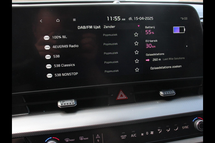 Kia Sportage 1.6 T-GDi 265pk Plug-in Hybrid AWD DynamicLine Navigatie Apple Carplay/Android Auto Climate Canotrol Camera Dab Parkeer Sensoren Verwarmde voorstoelen
