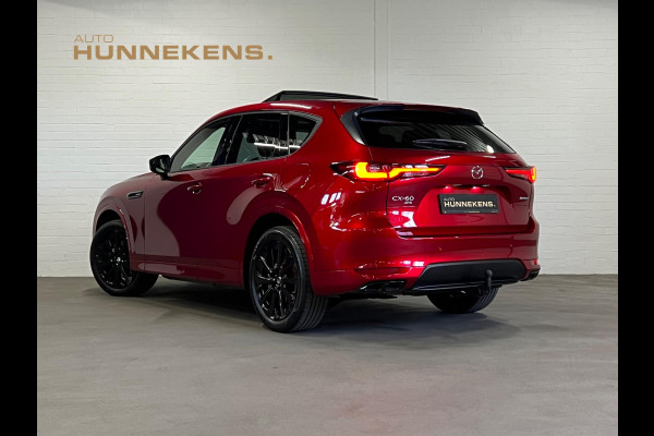 Mazda CX-60 2.5 PHEV Homura AWD Trekhaak | Open dak | Adapt. Cruise | Stoel Koeling/verwarming | Keyless | HUD | 360 Camera