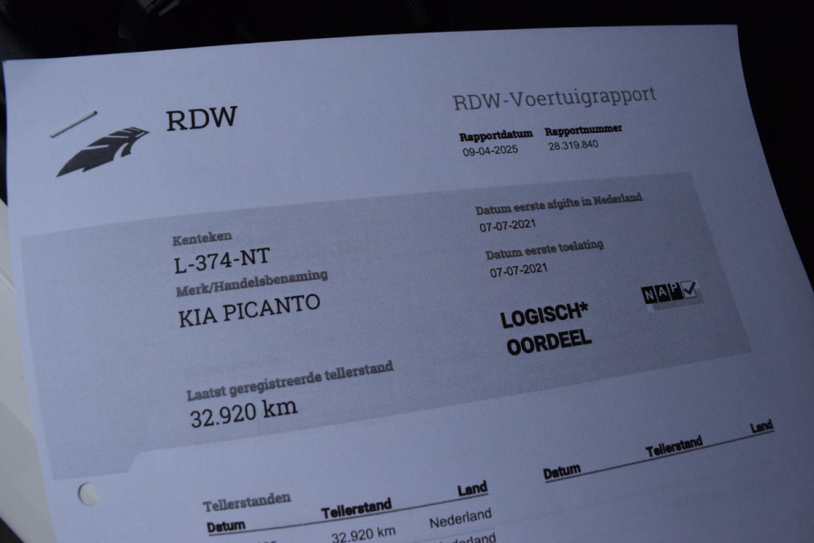Kia Picanto 100pk GT-Line 5p|Winterpack|Open dak!