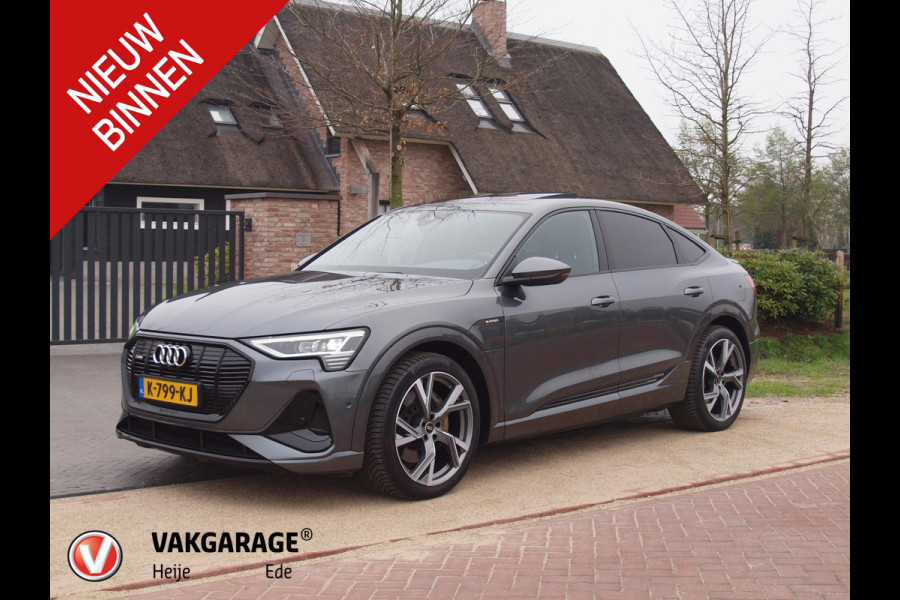 Audi e-tron Sportback 55 quattro S edition 95 kWh | Panoramadak | Camera | Apple Carplay | Cruise Control |