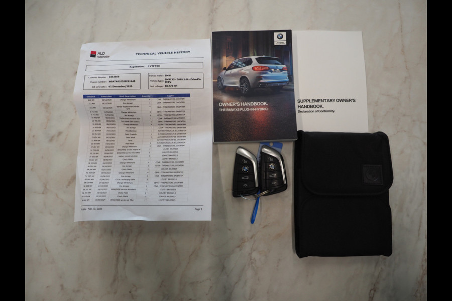 BMW X5 xDrive45e Full Black | Panoramadak | Luchtvering | Head Up | Adaptive Cruise | Camera