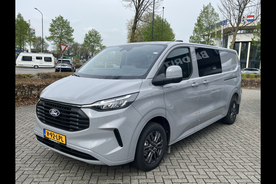 Ford Transit Custom 320 2.0 TDCI L2H1 Limited DC 170pk/125kW Automaat | Garantie 12/2029 / 200.000 km | 5-zits | AGR-stoelen | Driver Assistance Pack | 2x Schuifdeur | 17'' | BPM VRIJ!
