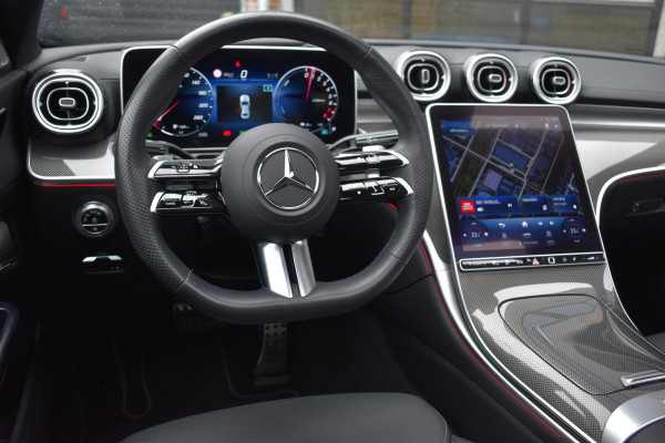 Mercedes-Benz C-Klasse 300 e Luxury Line AMG Line Pano HUD Lane BURM. Stoelventi. Massage