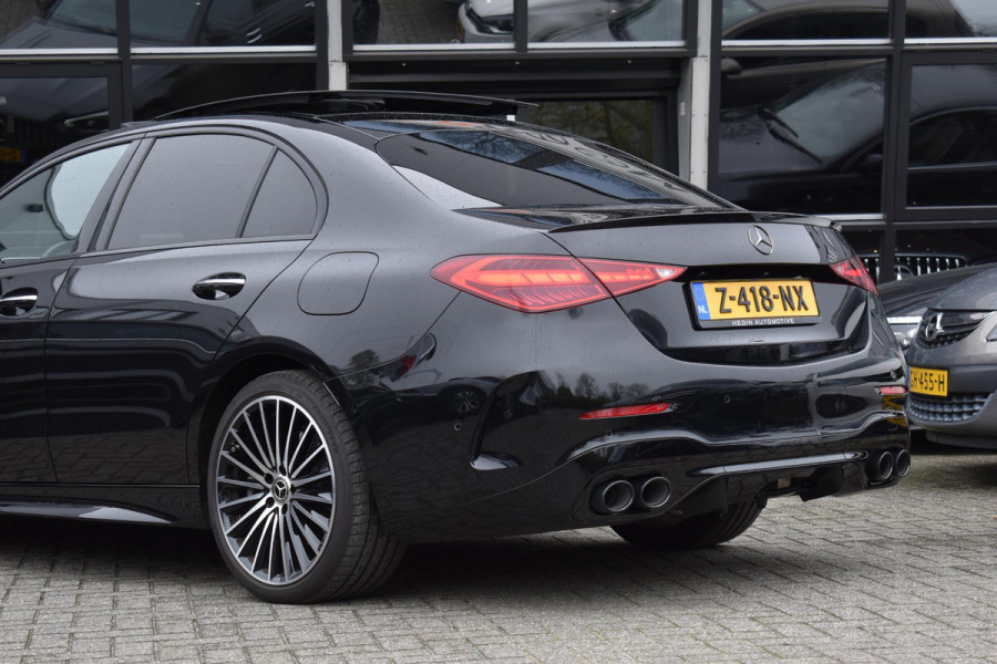 Mercedes-Benz C-Klasse 300 e Luxury Line AMG Line Pano HUD Lane BURM. Stoelventi. Massage